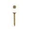 Spax Sheet Metal Screw, #6 x 1 in, Zinc Yellow Steel Flat Head Square Drive 4101020350252 - alternate 3